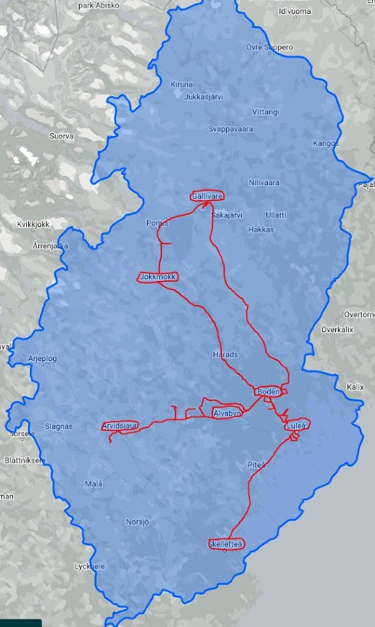 naše cesty severním Švédskem (v porovnání s ČR) naše cesty severním Švédskem (v porovnání s ČR)